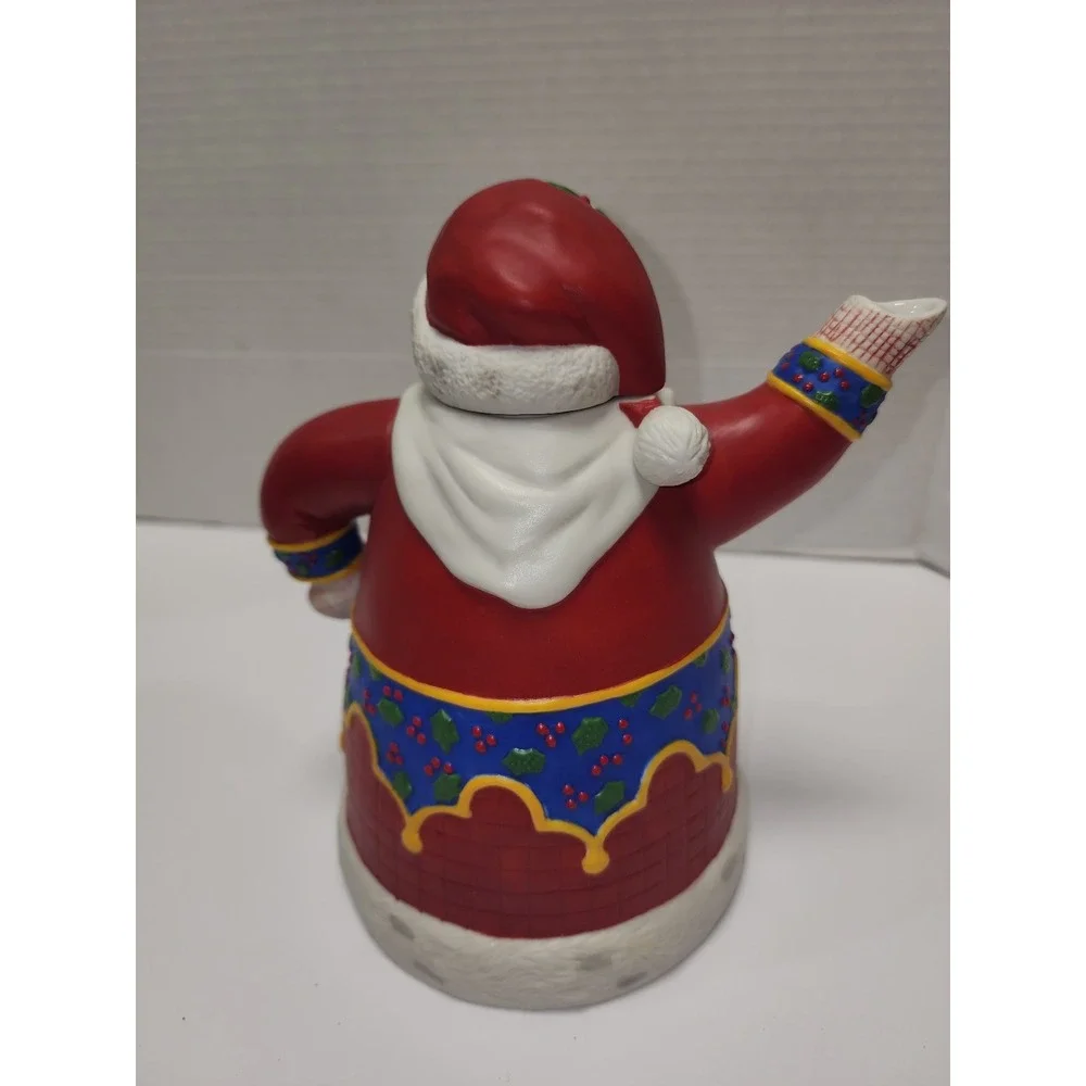 Hallmark Mary‎ Engelbreit Santa Tea Pot Christmas Decor Vintage